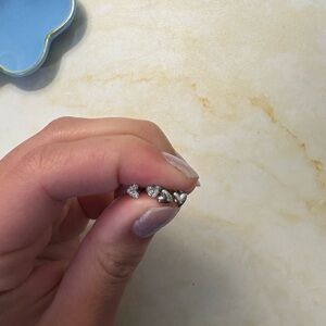 A New Day Sterling Silver Silver Heart Earrings